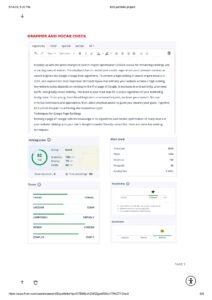 Conten Assessment